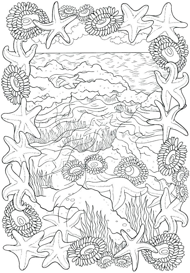 650x934 Beach Coloring Page Coloring Pages Beach Scene Of Toys Free
