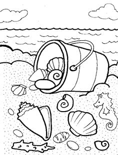 236x311 Beach Coloring Pages 20 Free Printable Sheets To Color Beach