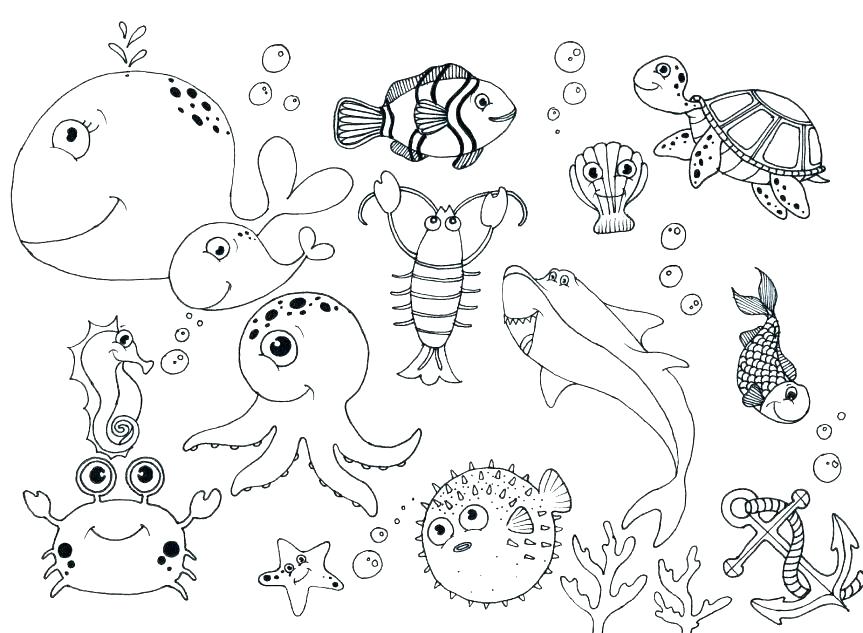 Beach Themed Coloring Pages at - Beach Themed Coloring Pages 17 