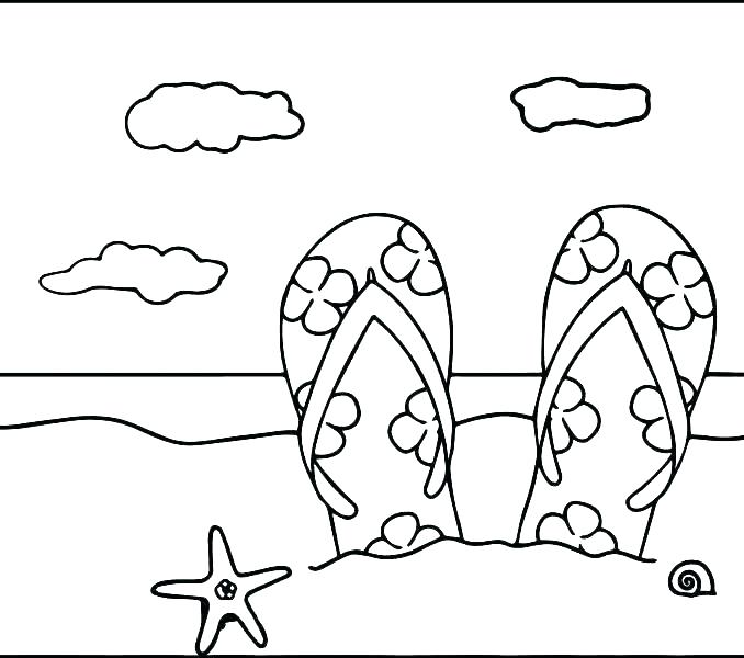 Beach Themed Coloring Pages at GetColorings.com | Free printable ...