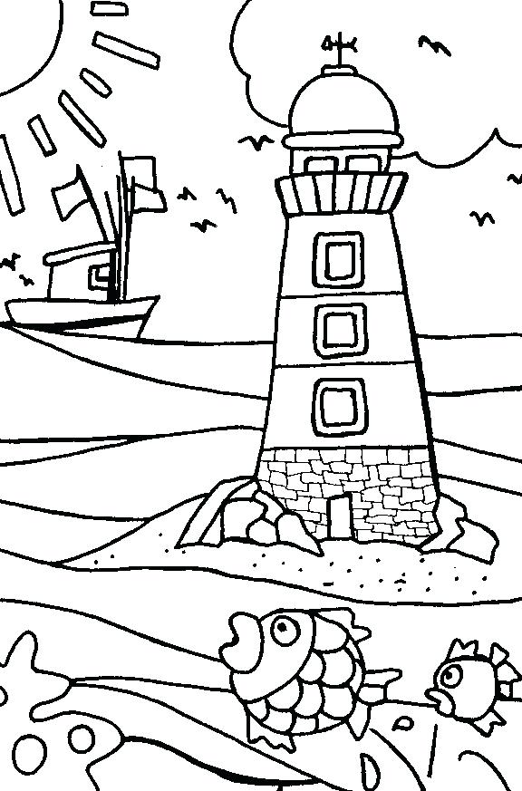 576x873 Beach Coloring Pages Beach Coloring Pages Beach Towel Colouring