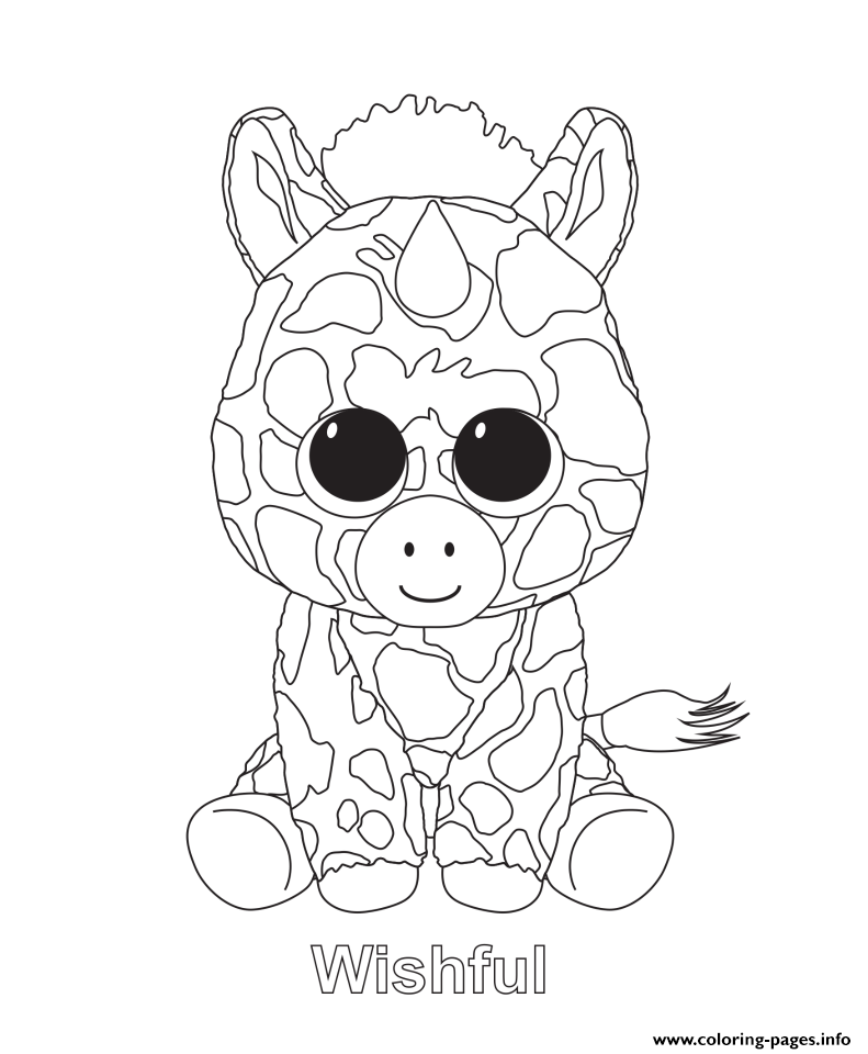 Print Wishful Beanie Boo Coloring Pages Birthday Ideas 791x960 Print Wishful Beanie Boo Coloring Pages Birthday Ideas
