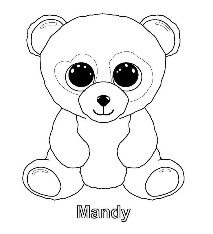 Ty Beanie Boo Coloring Pages Download And Print For Free 736x806 Ty Beanie Boo Coloring Pages Download And Print For Free