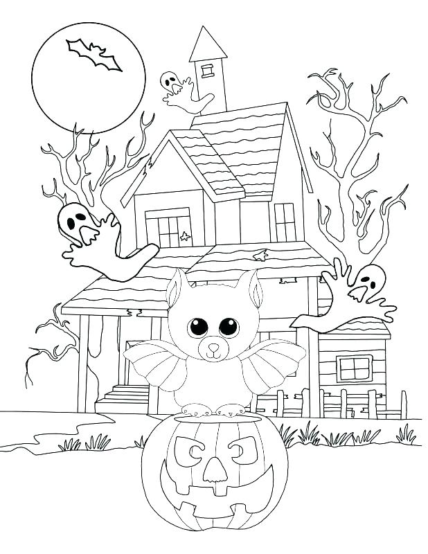 Beanie Boo Coloring Pages Beanie Boo Coloring Pages Haunted 618x800 Beanie Boo Coloring Pages Beanie Boo Coloring Pages Haunted