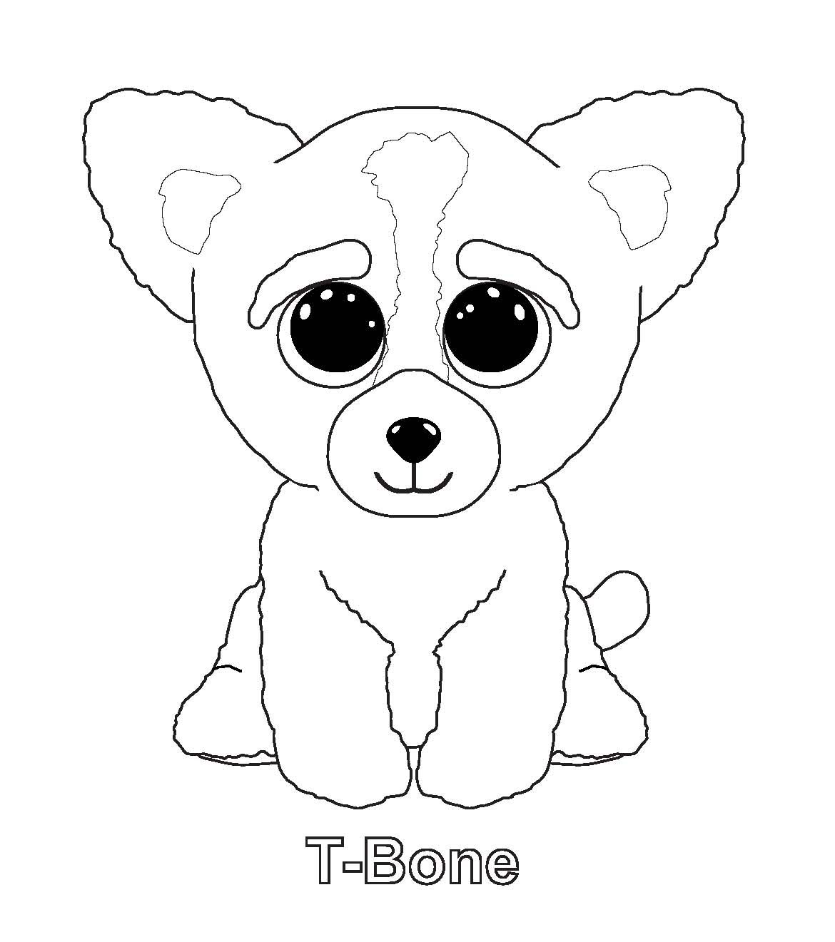 T Bone Sanaas Coloring Beanie Boos, Ty Beanie 1170x1321 T Bone Sanaas Coloring Beanie Boos, Ty Beanie