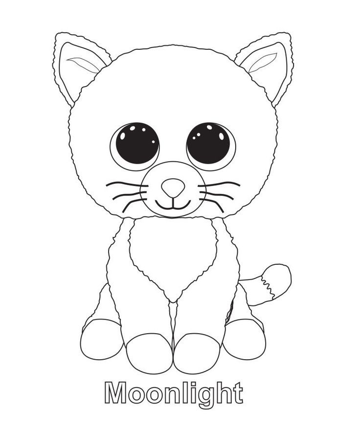 Ty Beanie Boo Coloring Pages Download And Print For Free Boos 736x880 Ty Beanie Boo Coloring Pages Download And Print For Free Boos