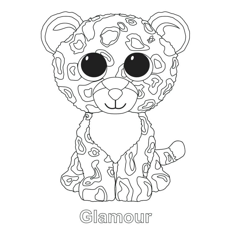 736x773 Beanie Boo Coloring Pages Beanie Boo Coloring Pages Free Printable