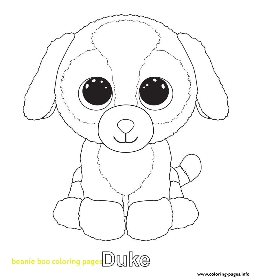 878x960 Beanie Boo Coloring Pages With Duke Beanie Boo Coloring Pages