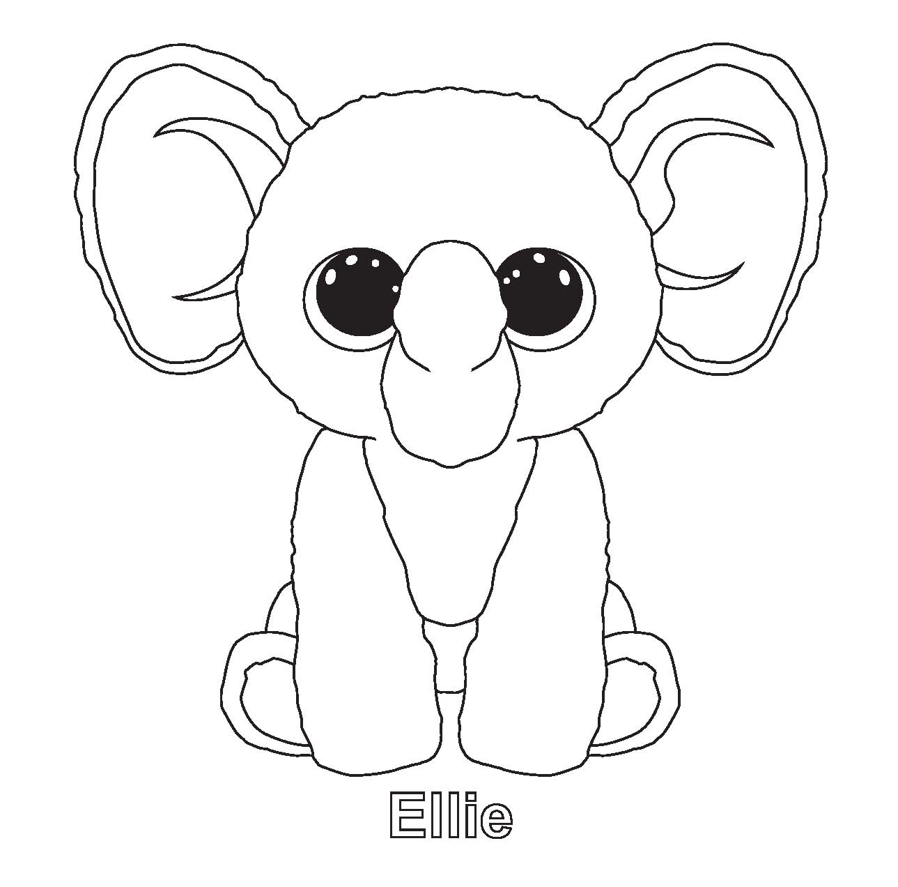 1289x1272 Opportunities Free Printable Beanie Boo Colori