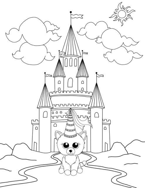 494x640 Free Beanie Boo Coloring Pages Download Amp Print Cats, Dogs