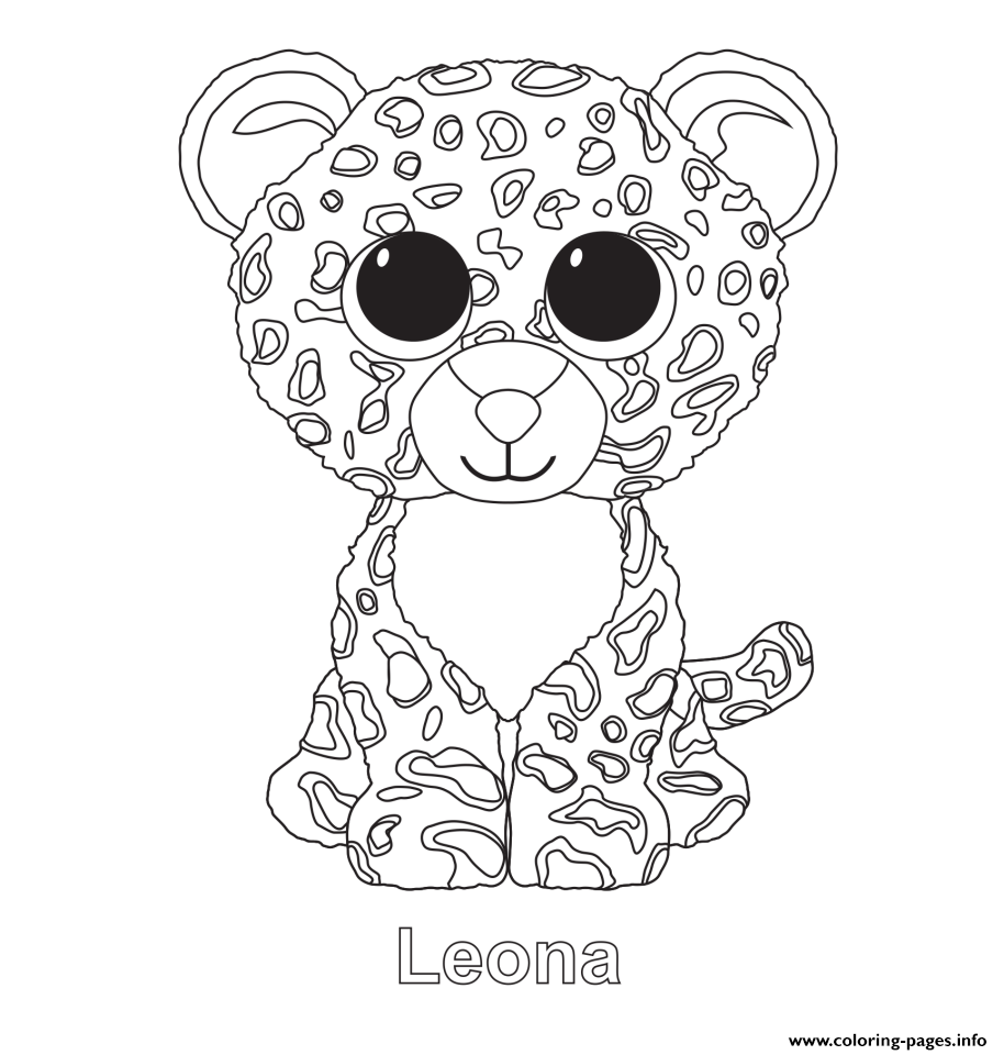 Print Leona Beanie Boo Coloring Pages Embroidery Patterns 914x960 Print Leona Beanie Boo Coloring Pages Embroidery Patterns