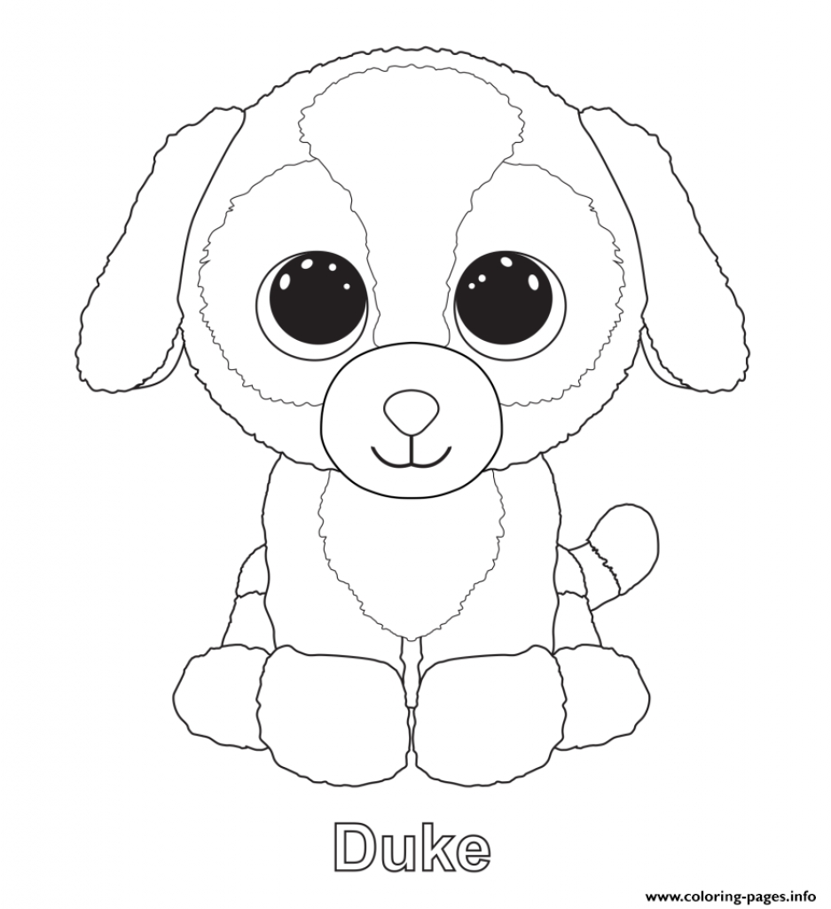Beanie Boo Coloring Page Simple Duke Pages Printable With Regard 937x1024 Beanie Boo Coloring Page Simple Duke Pages Printable With Regard