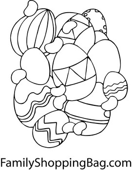 271x350 Eggs Amp Jelly Beans, Easter, Coloring Pages
