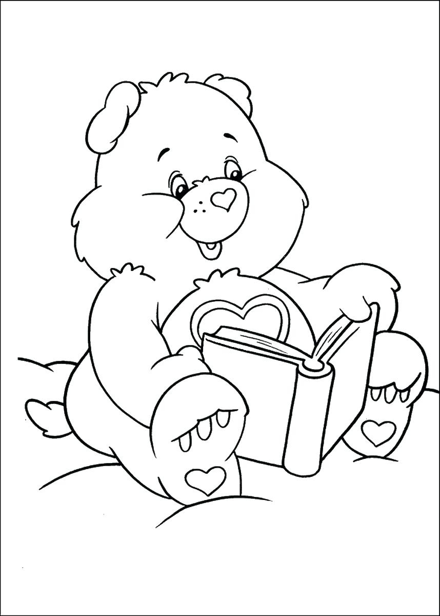 858x1200 Printable Care Bear Coloring Pages Free Coloring Pages Download