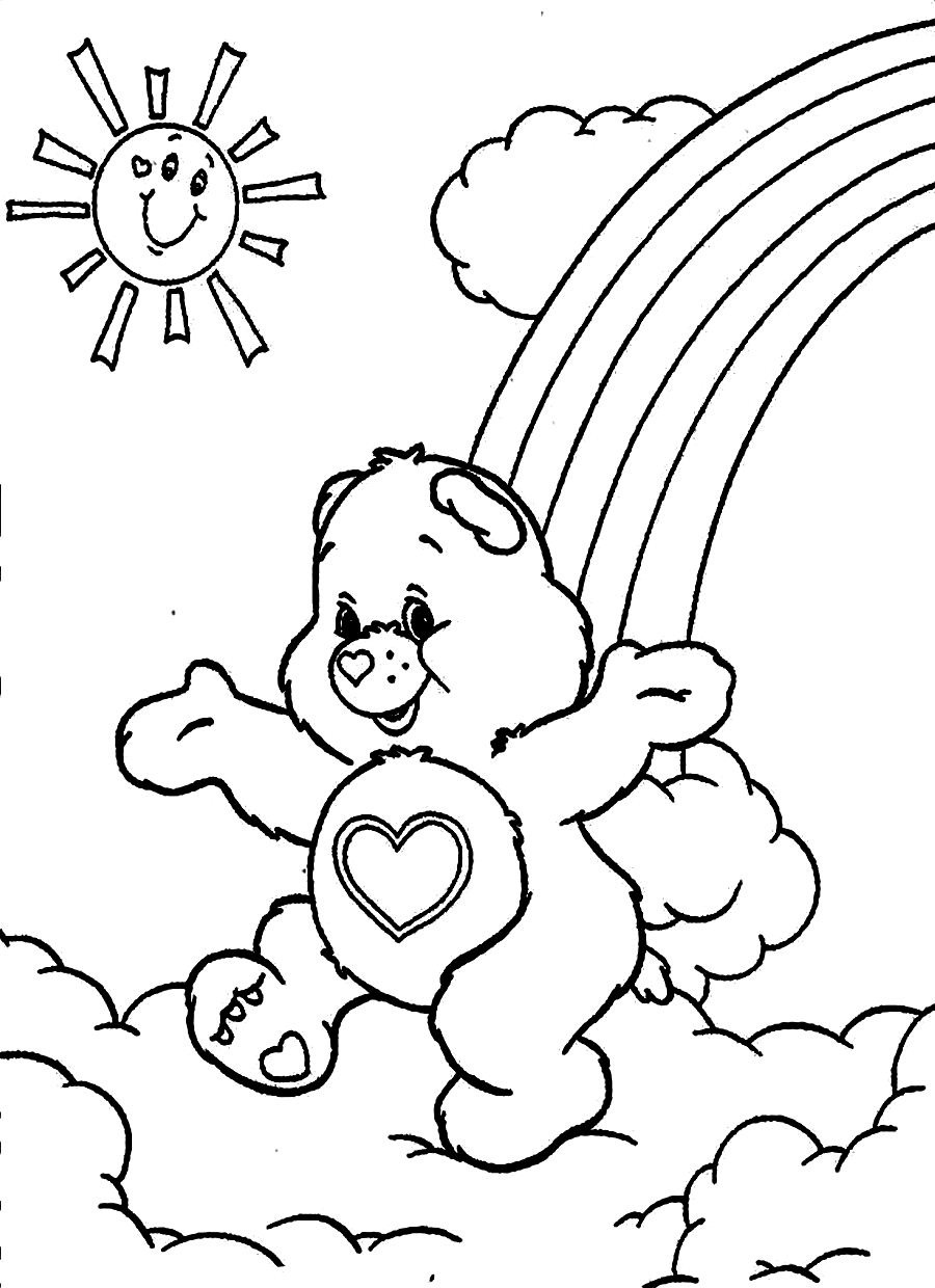 Free Printable Care Bear Coloring Pages For Kids 900x1240 Free Printable Care Bear Coloring Pages For Kids