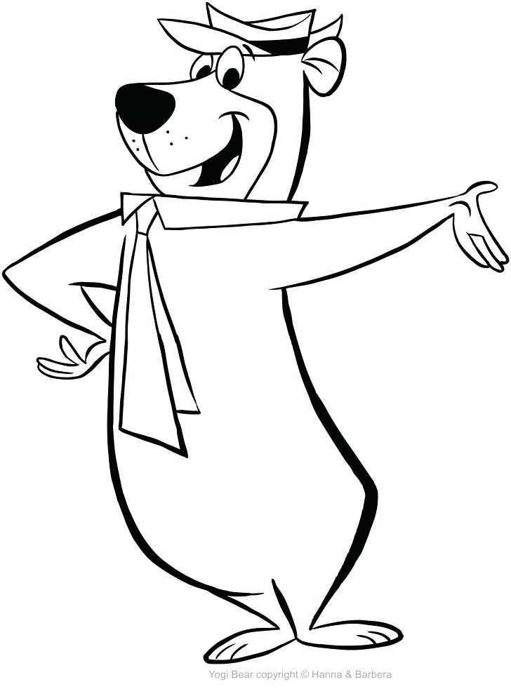 Yogi Bear Coloring Pages Drawing The Yogi Bear Coloring Pages 728x992 Yogi Bear Coloring Pages Drawing The Yogi Bear Coloring Pages