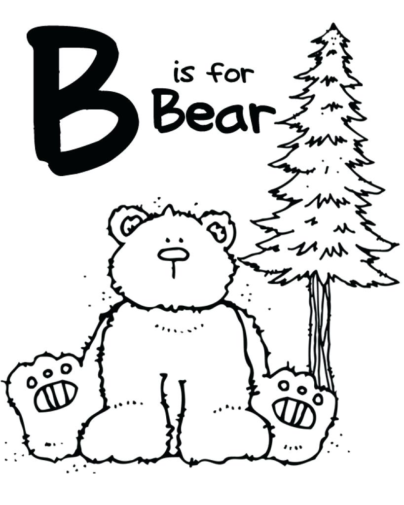 819x1024 Coloring Page ~ Black Bear Coloring Page Bears Sitting Mammals