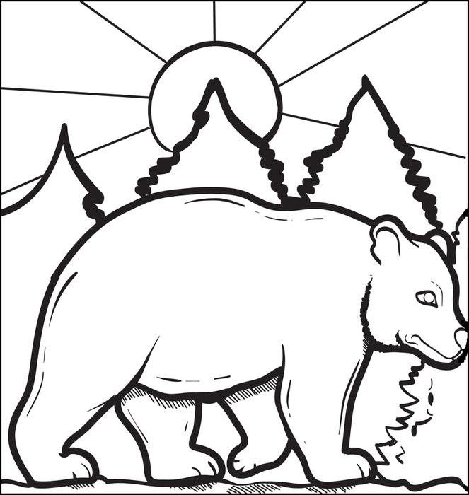 Free Printable Bear Coloring Pages Colouring To Beatiful Page 663x700 Free Printable Bear Coloring Pages Colouring To Beatiful Page