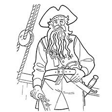 230x230 Top 10 Pirates Of The Caribbean Coloring Pages For Toddlers
