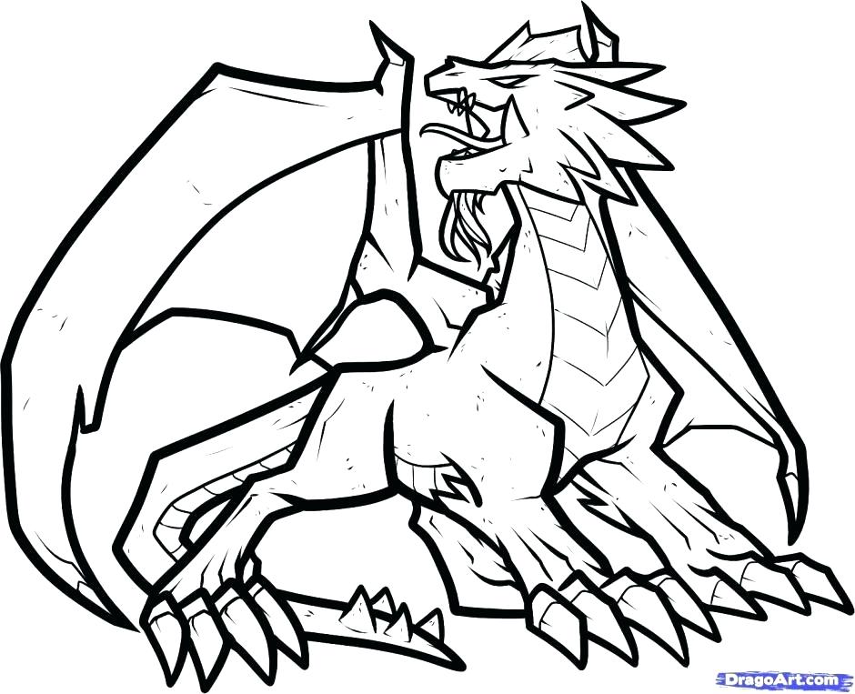 940x763 Cool Dragon Coloring Pages Bearded Dragon Coloring Pages Dragon