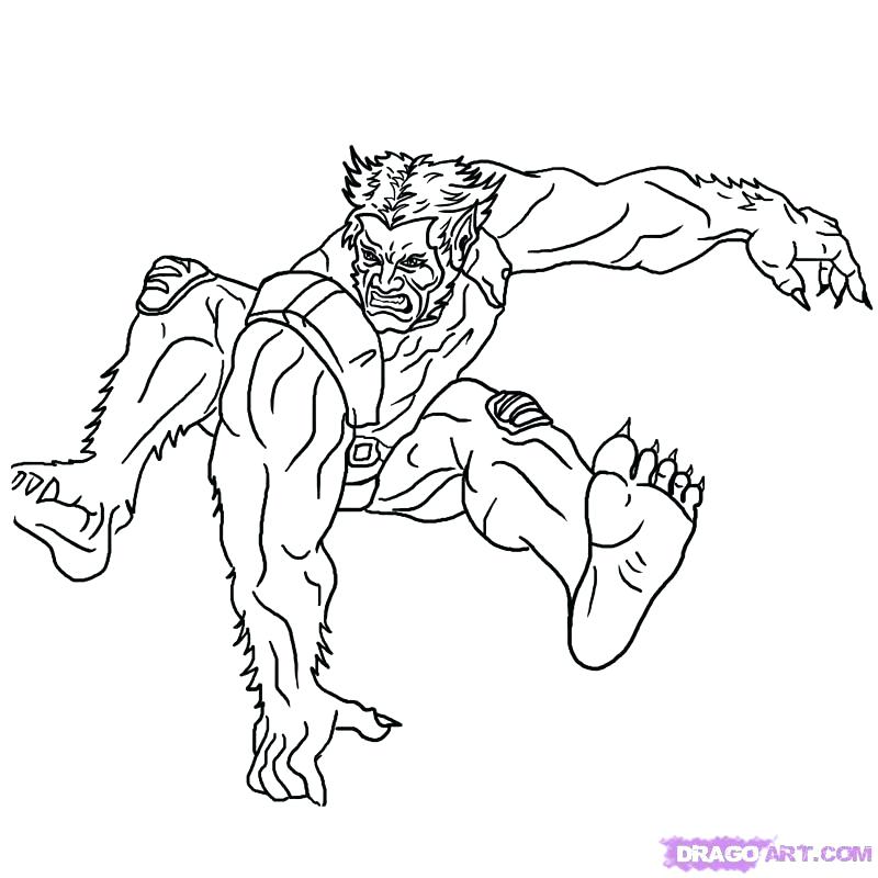 800x800 Beast Character Bwmarvel Beast Coloring Pages