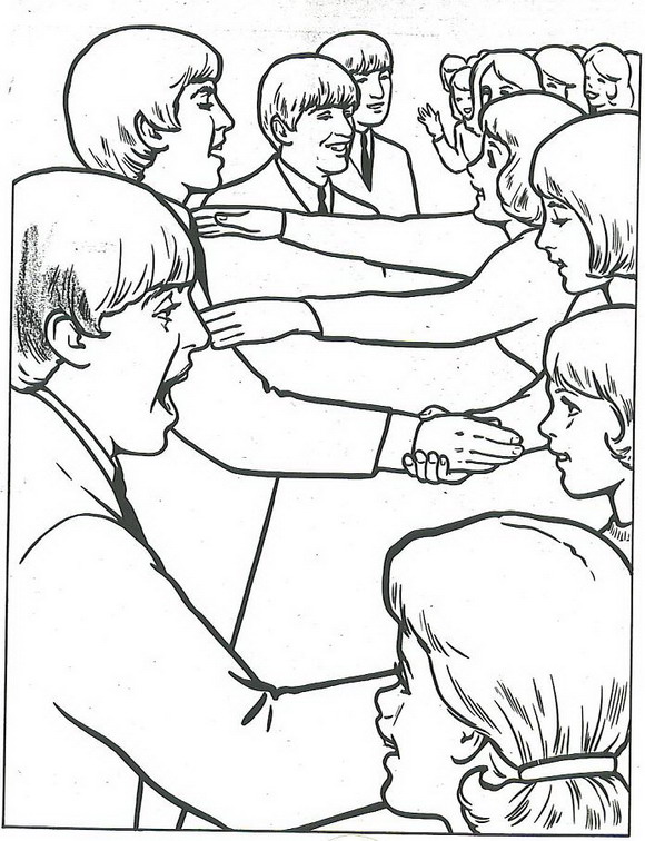580x756 Kids N 14 Coloring Pages Of Beatles