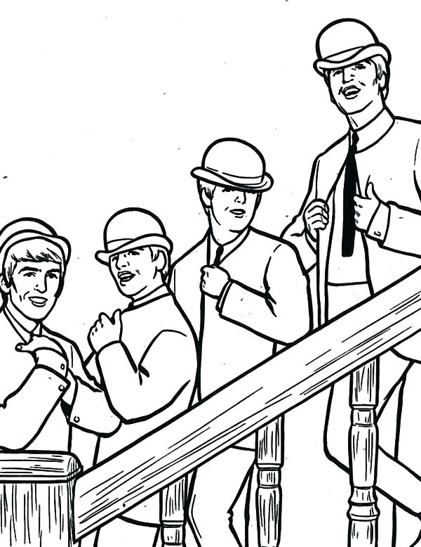 600x778 Beatles Coloring Book Plus Yellow Submarine Coloring Book Free