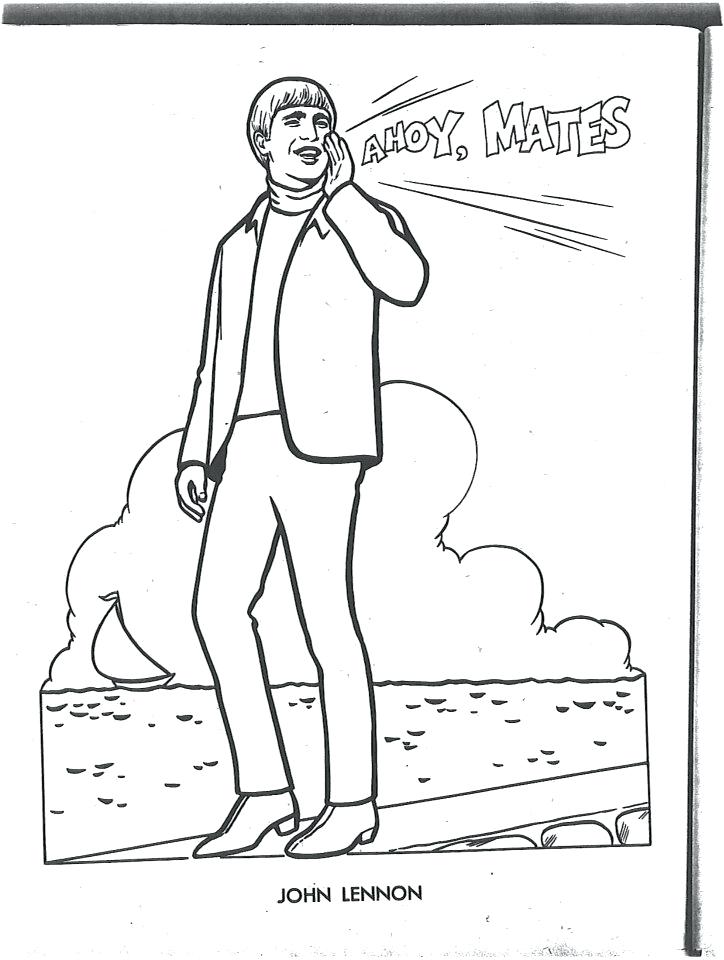 724x960 Beatles Coloring Book Together With The Coloring Page 51