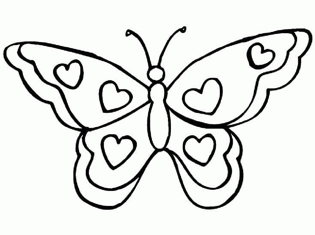 1069x800 Butterflies Coloring Pages Beautiful Butterfly Coloring Pages