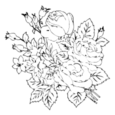230x230 Top 25 Free Printable Beautiful Rose Coloring Pages For Kids