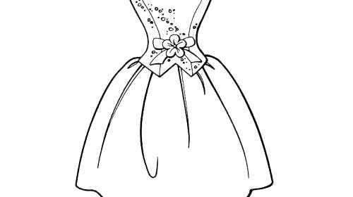 Beautiful Dress Coloring Pages at GetColorings.com | Free printable ...