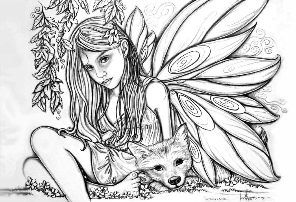 1024x701 Beautiful Fairy Coloring Pages 563616
