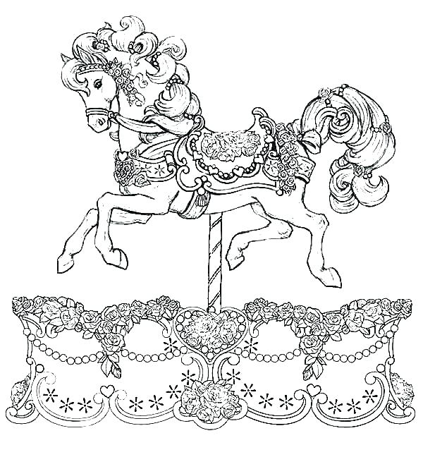 Horse Coloring Pages 600x648 Horse Coloring Pages