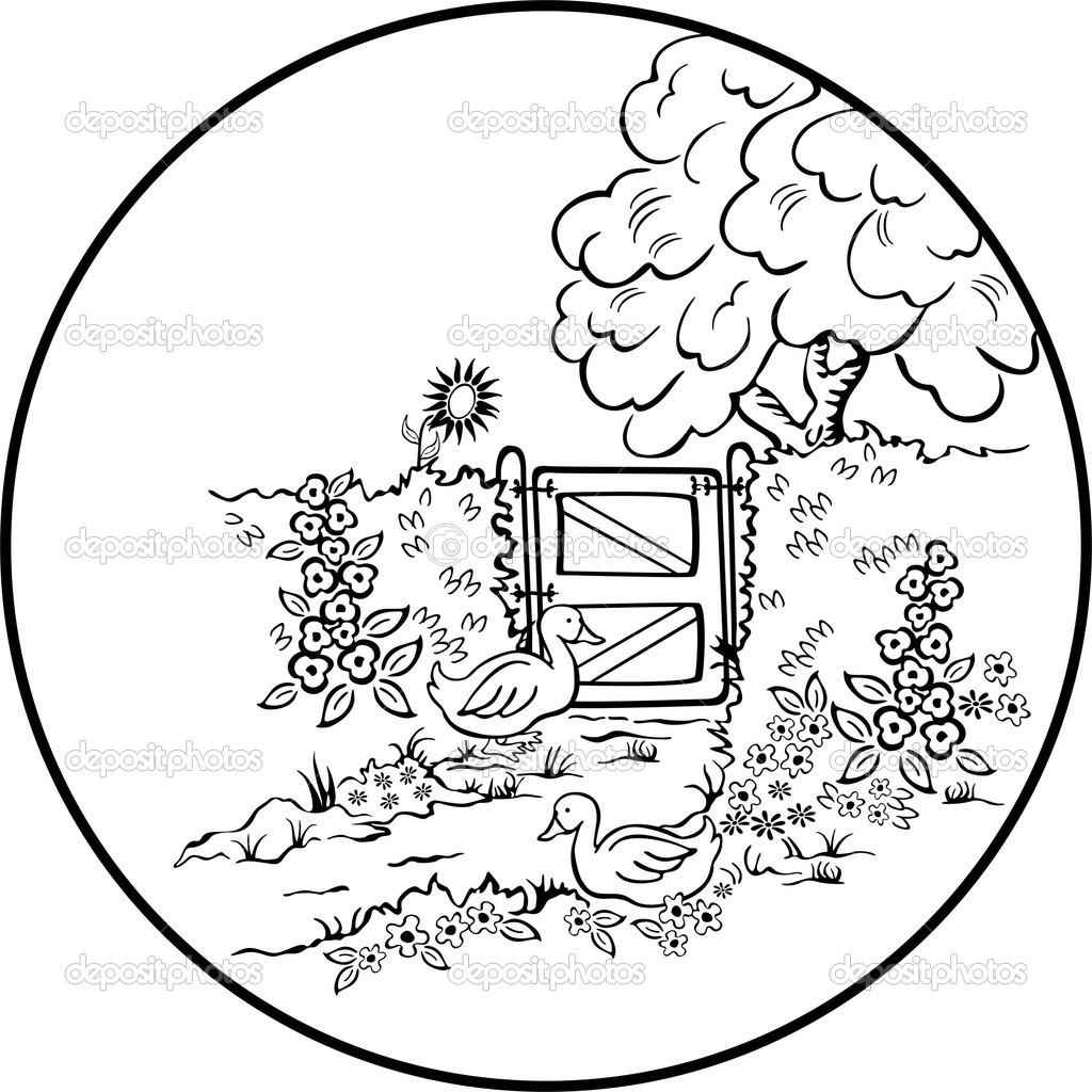 Beautiful Nature Scenes Coloring Pages Coloring Page For Kids 1024x1024 Beautiful Nature Scenes Coloring Pages Coloring Page For Kids