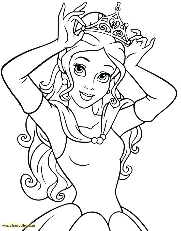 Beautiful Princess Coloring Pages at GetColorings.com | Free printable ...