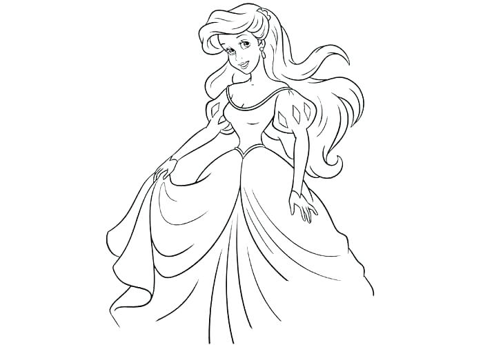 700x500 Coloring Page Ariel Color Page Princess Mermaid Coloring Pages
