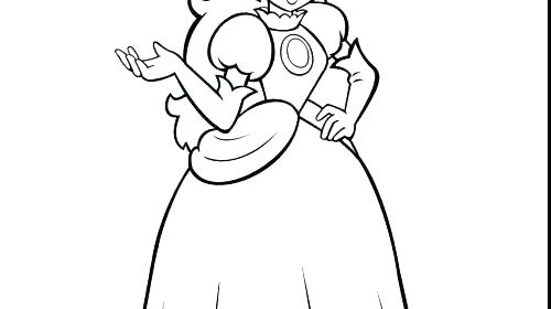 500x280 Daisy Coloring Pages Princess Peach Coloring Princess Peach