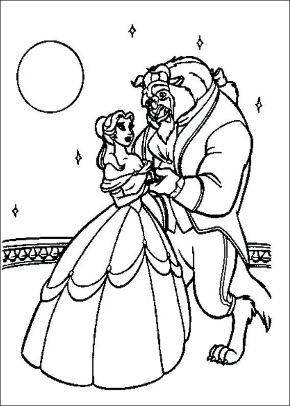 567x794 Beauty And The Beast Stained Glass Coloring Page Collection Beauty