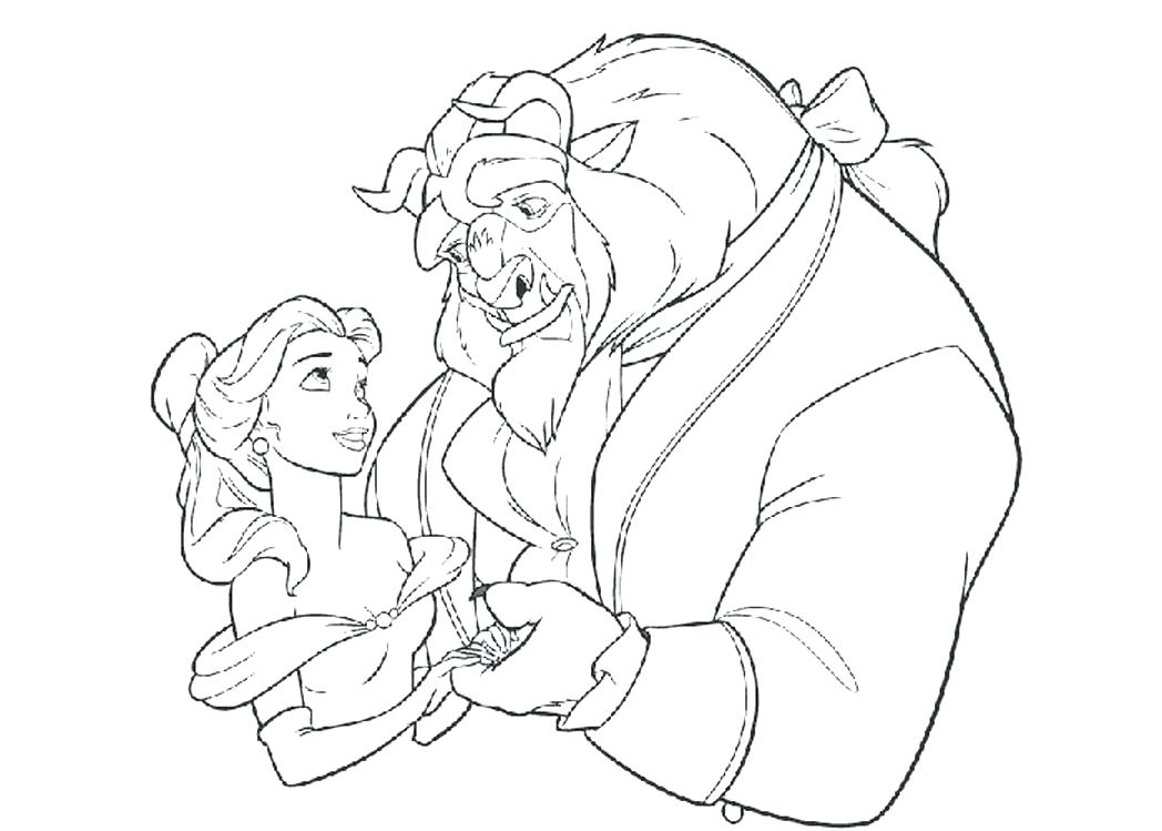 1048x749 Beauty And The Beast Coloring Pages Plus Easy Geometric Coloring
