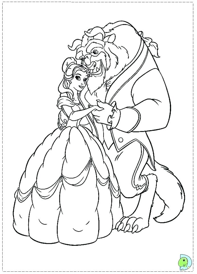 Beauty And The Beast Coloring Page All The Beauty And The Beast 691x960 Beauty And The Beast Coloring Page All The Beauty And The Beast