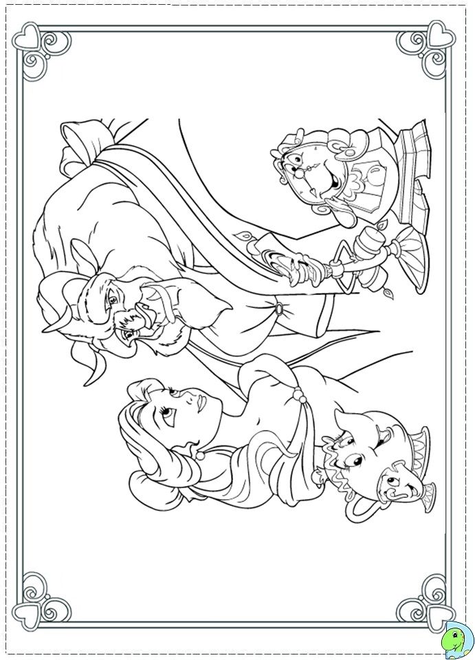 691x960 Coloring Page I Bestia Kolorowanki Beast