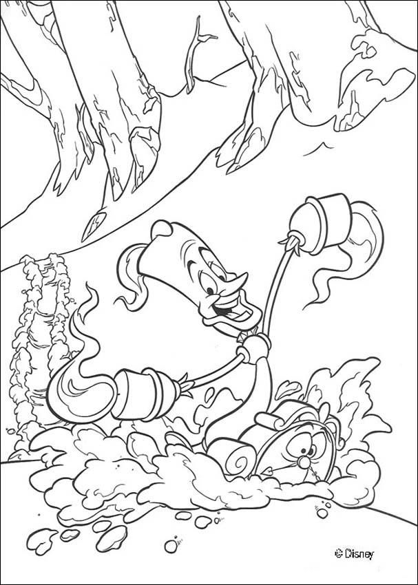 607x850 Coloring Page About The Beauty And The Beast Disney Movie. Nice