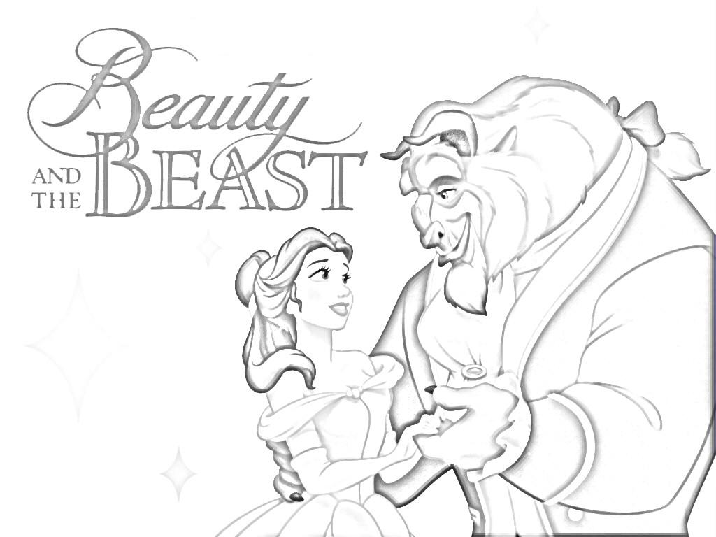 Beauty And The Beast Coloring Book 1024x768 Beauty And The Beast Coloring Book