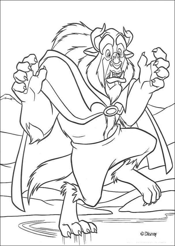 Smart Design Beauty And The Beast Coloring Pages Printable 607x850 Smart Design Beauty And The Beast Coloring Pages Printable