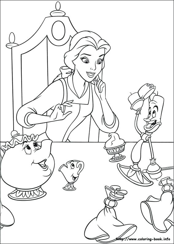Beauty The Beast Coloring Pages Last Updated May Beauty 567x794 Beauty The Beast Coloring Pages Last Updated May Beauty