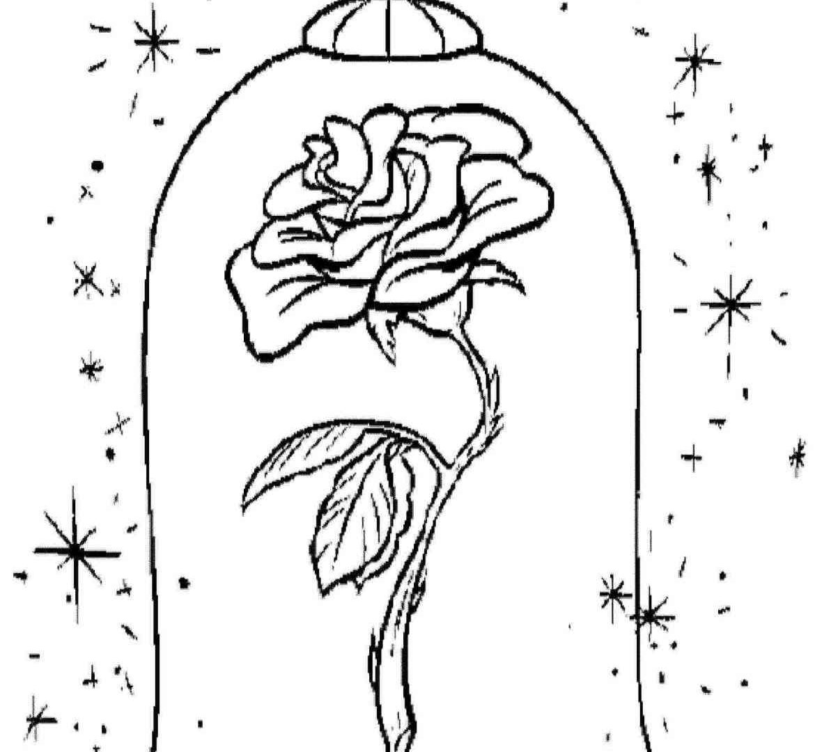 Beauty And The Beast Coloring Pages Disney at GetColorings.com | Free ...