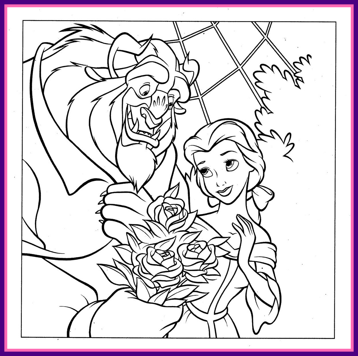 Awesome Beauty And The Beast Coloring Pages Disney On Vampirina 1250x1241 Awesome Beauty And The Beast Coloring Pages Disney On Vampirina