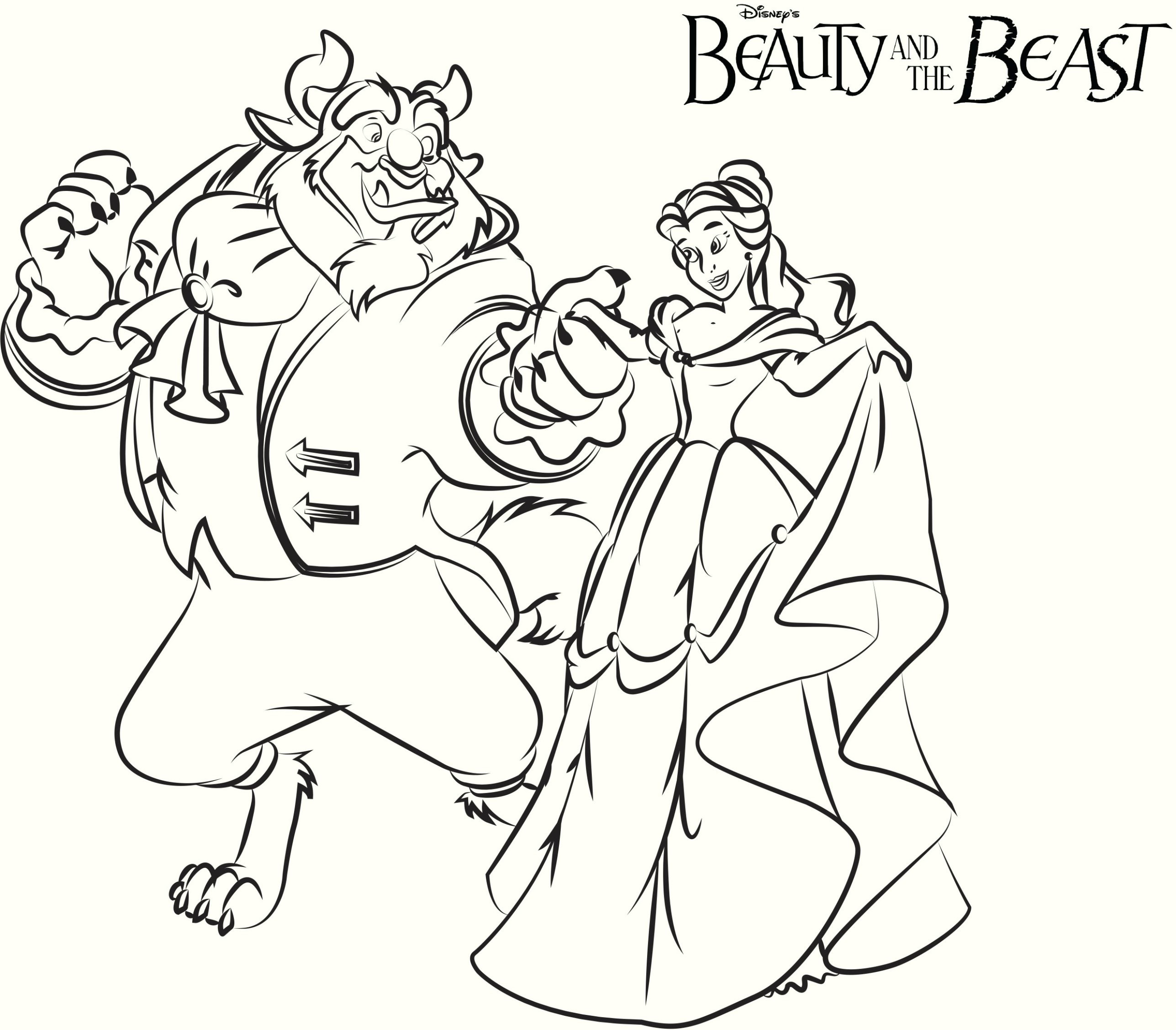 2575x2255 Beauty The Beast Coloring Page Luxury 15 Printable Beauty