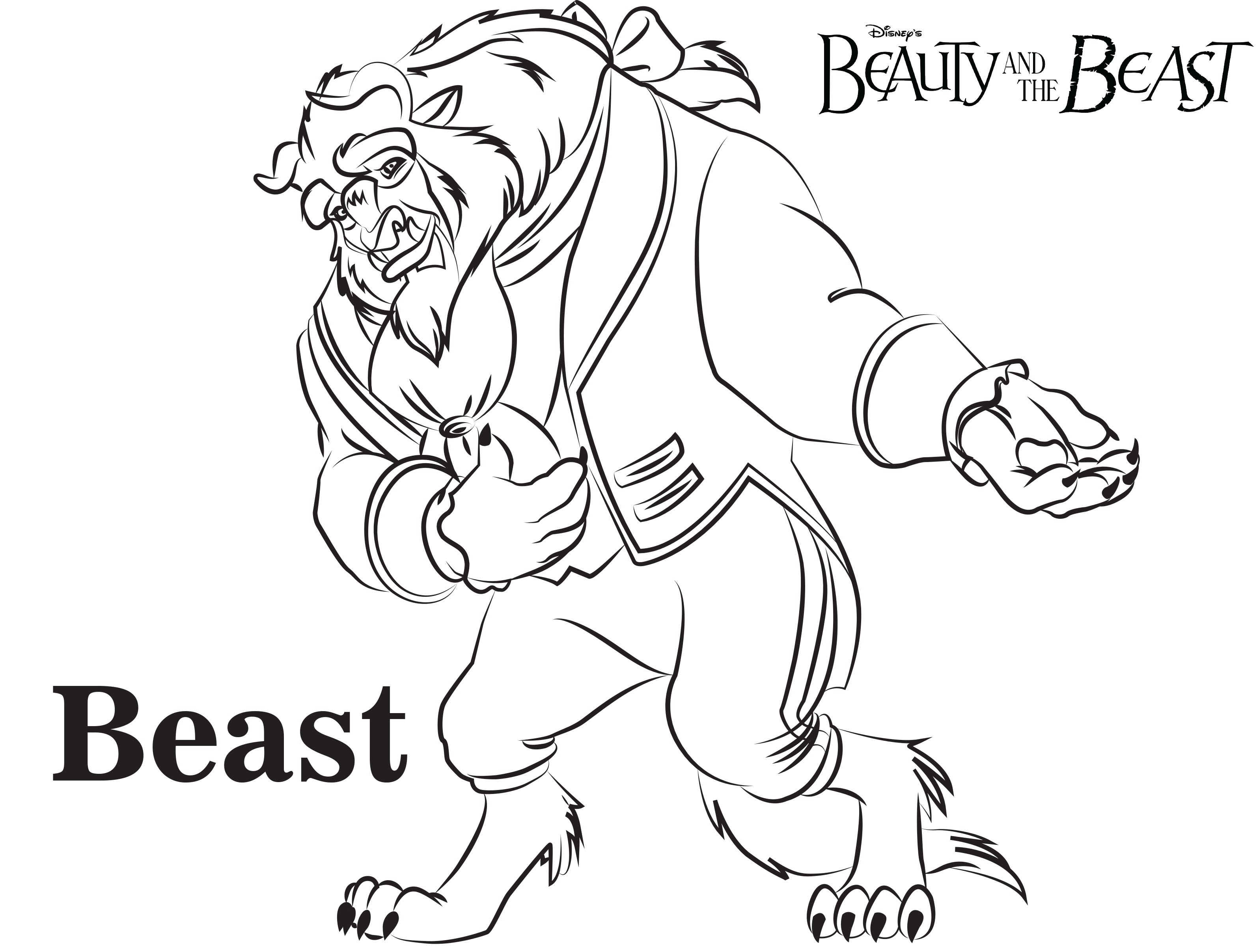 3188x2415 The Beast Practice Coloring Pages For Kids Freecolorngpages.co