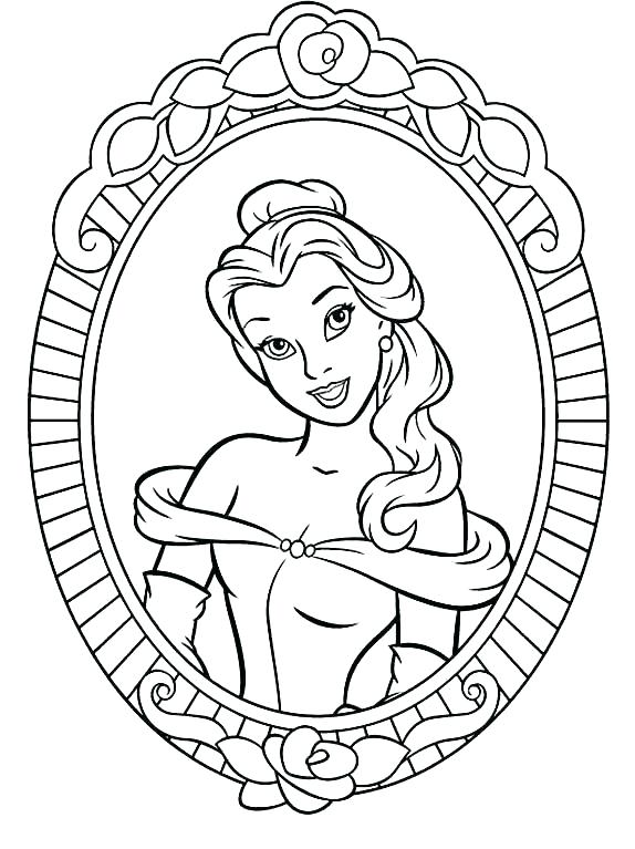 Beauty And The Beast Free Coloring Pages 574x767 Beauty And The Beast Free Coloring Pages
